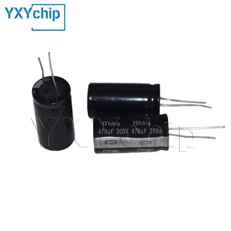 200V 250V Aluminum Electrolytic Capacitor 1uF 2.2uF 3.3uF 4.7uF 6.8uF 10uF 22uF 33uF 47uF 68uF 100uF 150uF 180uF 220uF 330uF