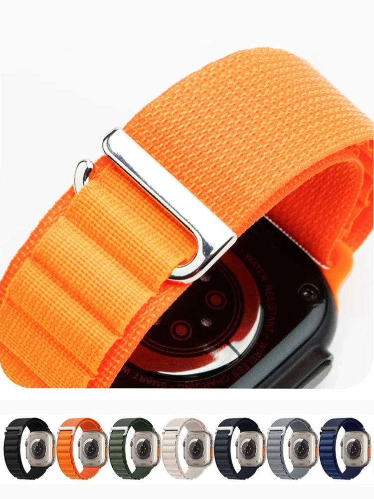 Alpine Loop Band For Apple Watch Ultra 3 49mm 46mm 42mm 45mm-45mm 41 Sport correa Bracelet iWatch Series 11 10 9 8 SE 7 6 Strap