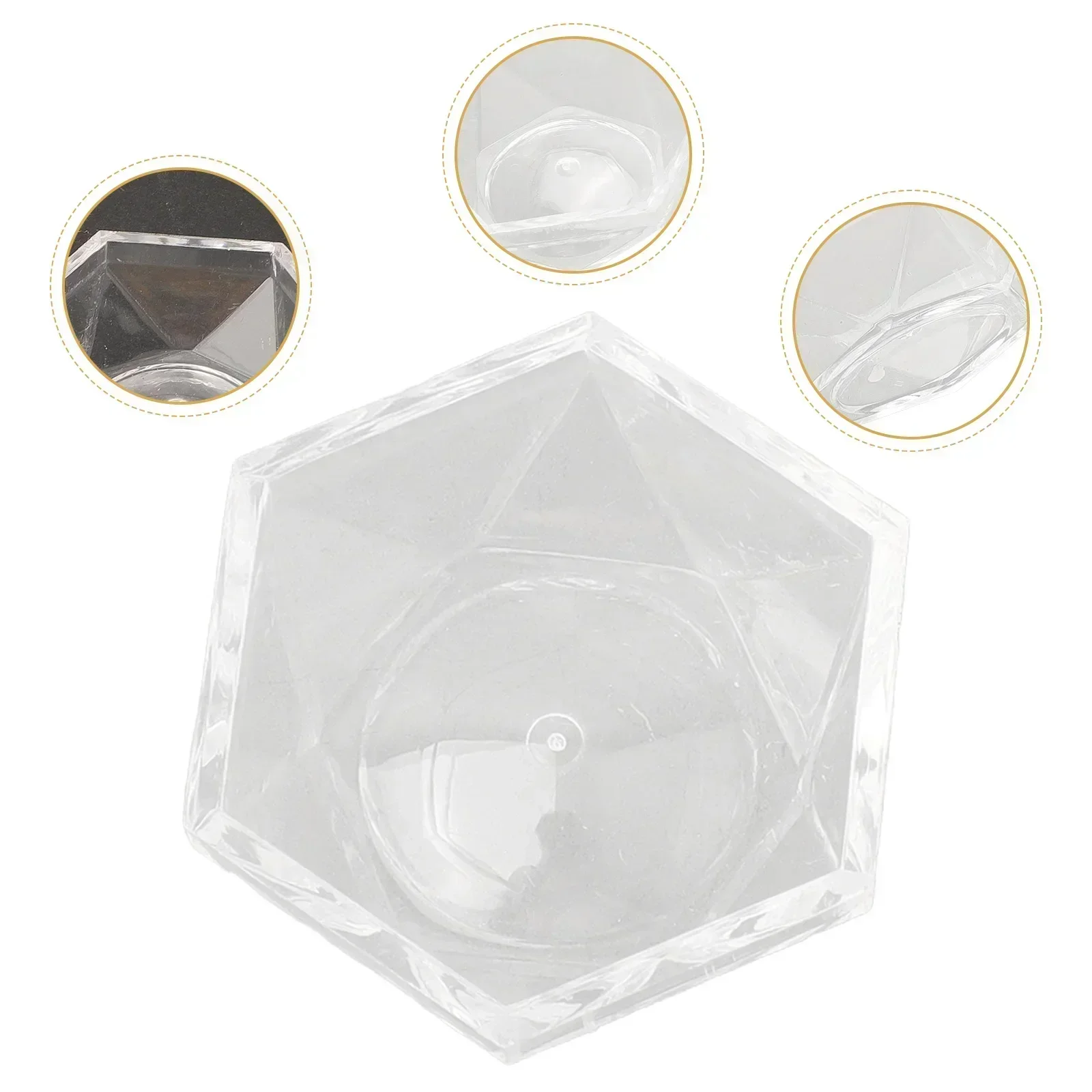 Acrylic Ball Display Base Ball Display Stand Transparent Home Decor Ornament For 2/3/4cm Quartz Glass Ball Holder