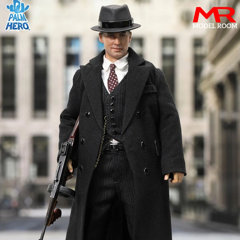 

DID XT80008 1/12 Chicago Gangster John Action Figure Model 6'' Palm Hero Series Male Soldier Figure Doll Full Sst Toy