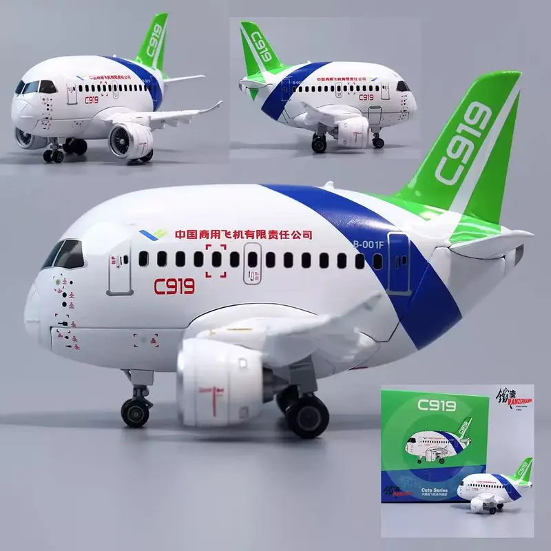 q-version-airbus-iron-flow-cartoon-a320-neo-737max-aircraft-model-factory-painted-egg-machine-alloy-aircraft-model-holiday-gift