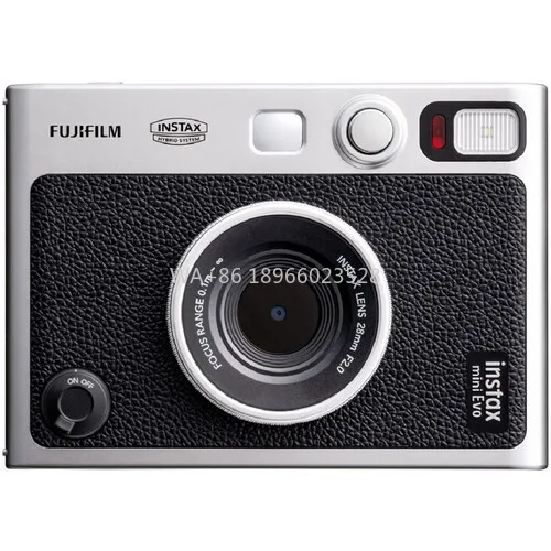 Ahora en stock Cámara instantánea híbrida FUJIFILMM "INSTAX MINI EVO genuina (negro)
