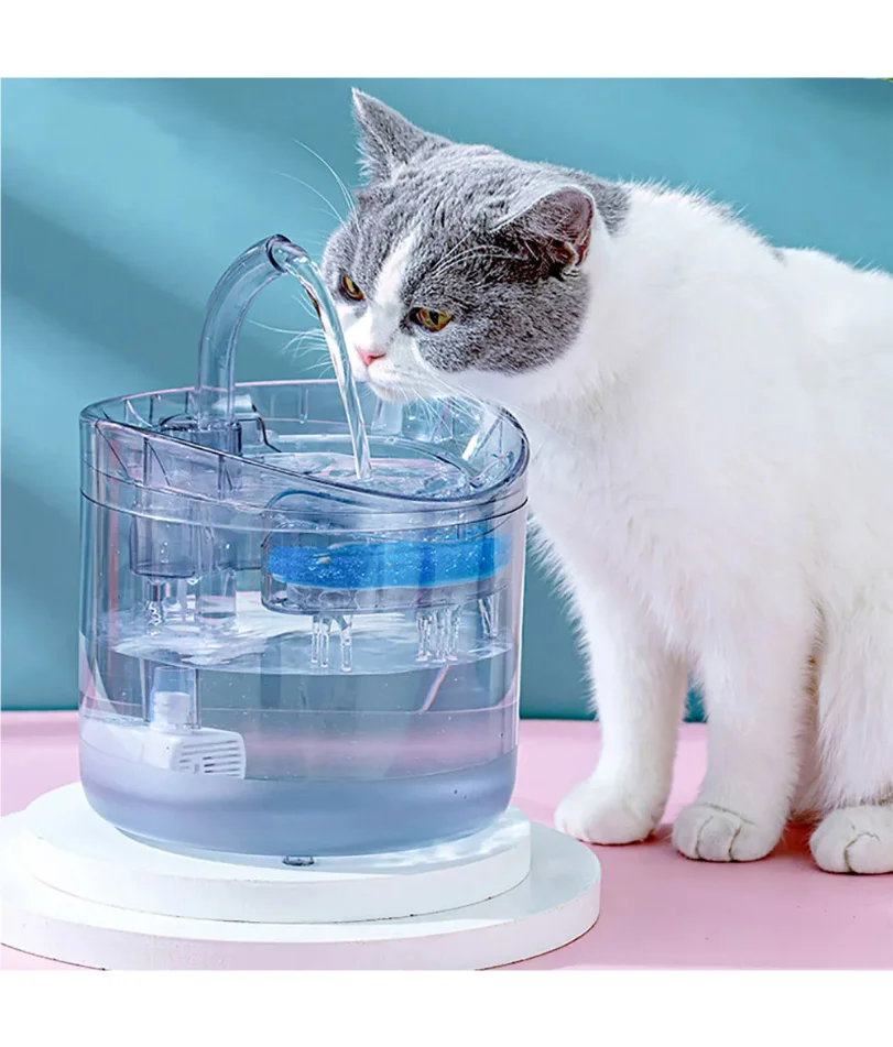 

Cat Water Feeder Automation Sensor Faucet Fountain Food Grade Transparent Plastic Dog Water Dispenser For Cat Pet Sensor Drinker