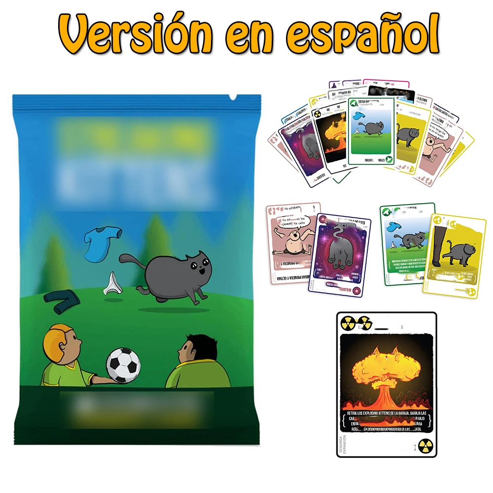 لعبة EK اللوحية espanol القط الأحمر الترفيه حفلة لعبة بطاقة الألعاب لعبة اللوحة ألعاب حفلات الأصدقاء مناسبة كهدية