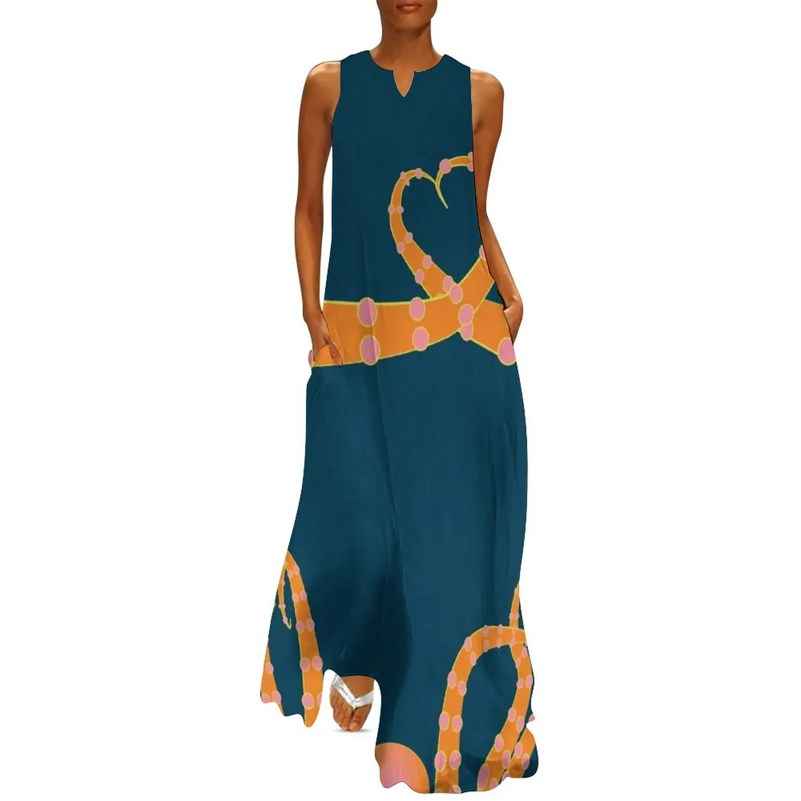 I <3 Tentacles Long Dress clothes for women fairy dress