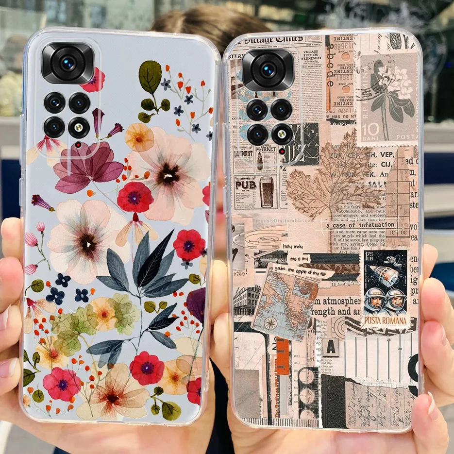 For Xiaomi Redmi Note 11 Case Redmi Note 11S 4G Colorful Painted Cover Soft Funda Phone Case For Xiaomi Redmi Note 11 Pro Bumper