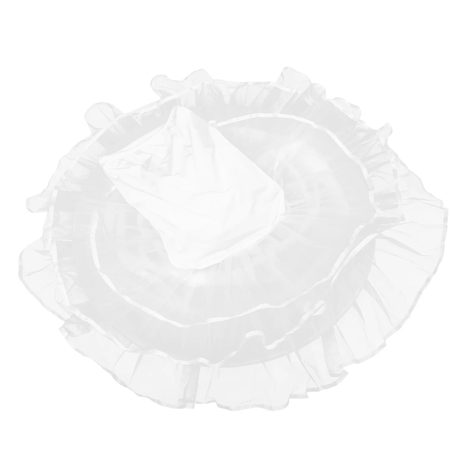 

Elastic Waist Mermaid Petticoat Floor Length Trumpet Underskirt for Wedding Dress Bridal Volume Skirt Undergarment