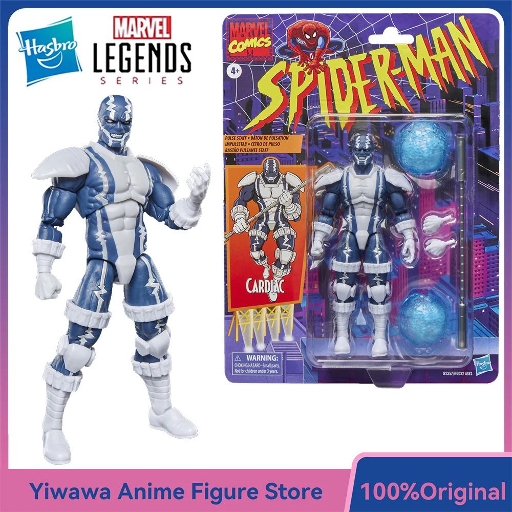 

Оригинальная новая серия Hasbro Marvel Legends, ретро-кардиак (паук-паук), 6-дюймовая Коллекционная аниме-фигурка, модель игрушки