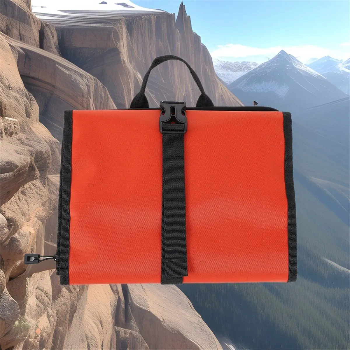 Portable Climbing Gear Organizer Bag - Multi-Functional Foldable Tool Pouch for Outdoor Sports & Travel