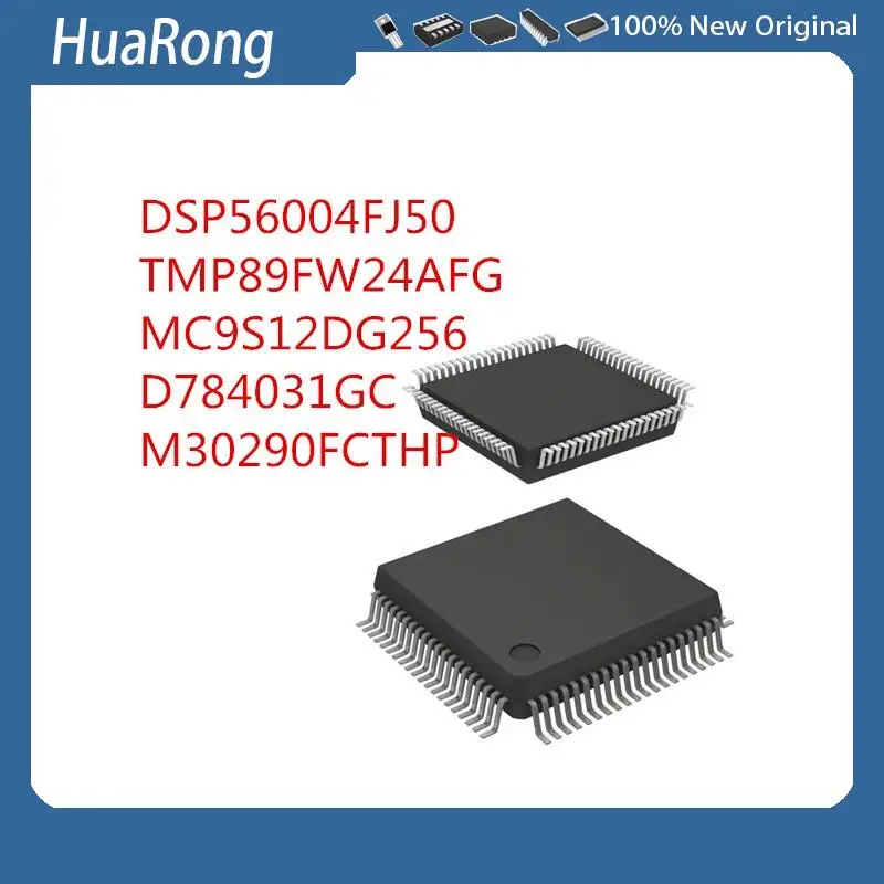 2PCS/LOT    DSP56004FJ50   TMP89FW24AFG   MC9S12DG256   MC9S12DG256CFUE ( 0L01Y)  D784031GC UPD784031GC    M30290FCTHP   QFP80