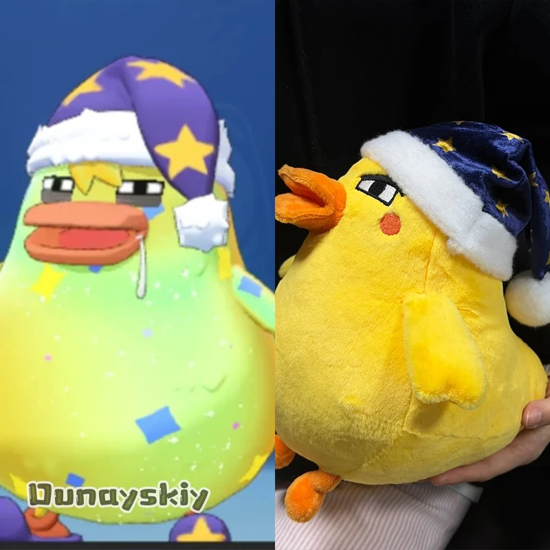 

Roco Kingdom Aqualine Pet Cosplay Cute Plush Toy Duck Jiji 20cm Soft Stuffed Toy Halloween Disguise Birthday Gifts Ornament Prop