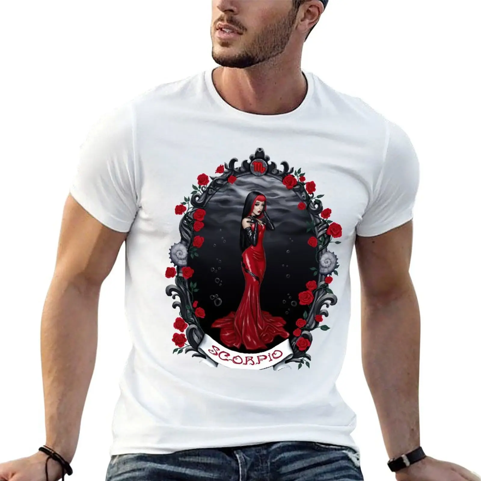 

shirts Scorpio Zodiac t plain designer - t Sad man funny T-Shirt shirt cotton t shirt man