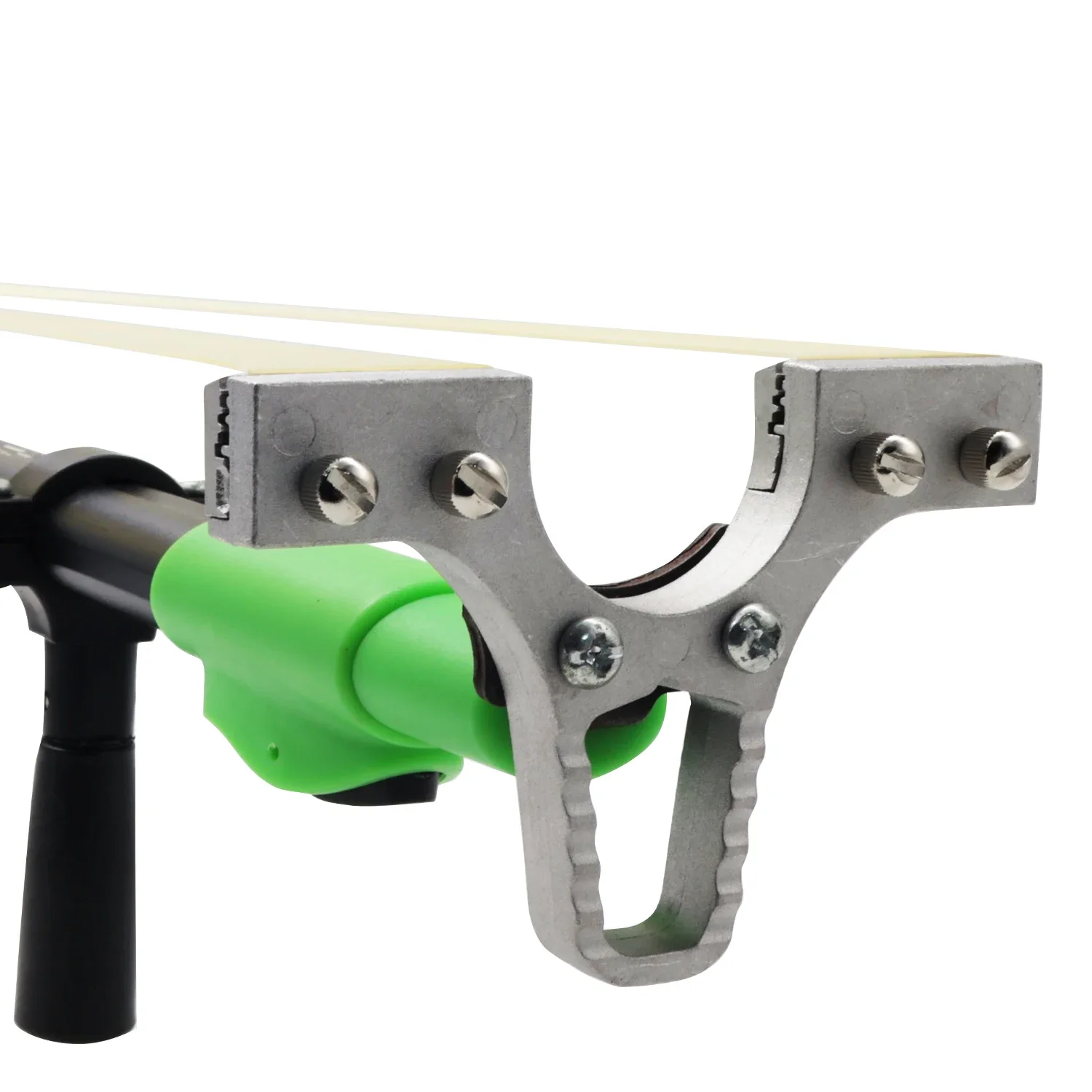 

Large Slingshot Made Of Aluminum Alloy, Specifically Designed For DIY Slingshots, Including The Bow Head and Other Accessories