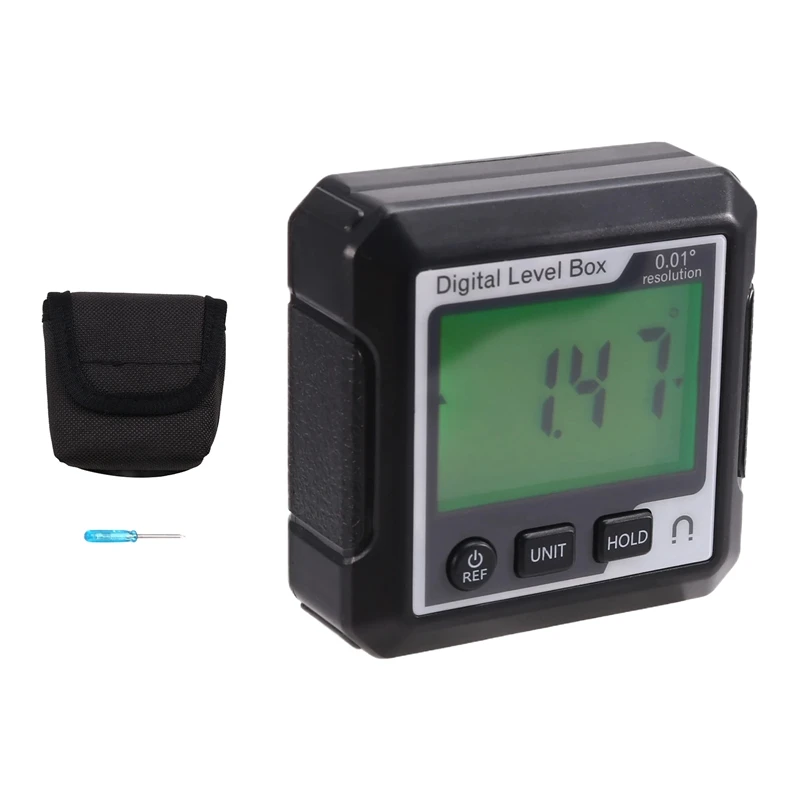 Digital Electronic Level Digital Angle Fnder 90°Magnetic Inclinometer Protractor Precision Level Measuring Inclinometer