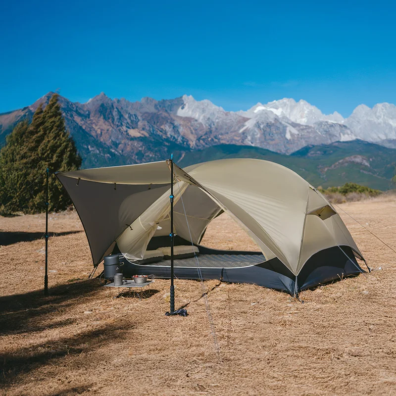 Naturehike-1〜2人用の超軽量キャンプテント,屋外旅行,2層,防水
