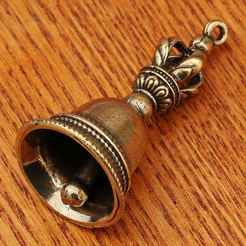 1 قطعة الحرف اليدوية النحاسية يموت الصب قطرة الرياح جرس البرونزية التبتية الإبداعية #6