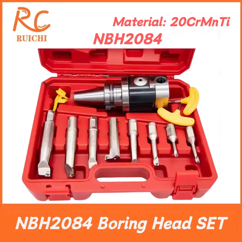 NBH2084 NBJ16 Boring Tool Suit Fine Boring Head BT30 BT40 BT50 NT30 NT40 R8 MTA MTB SK30 SK40 Tool Holder 8 Bar Boring Tool Set