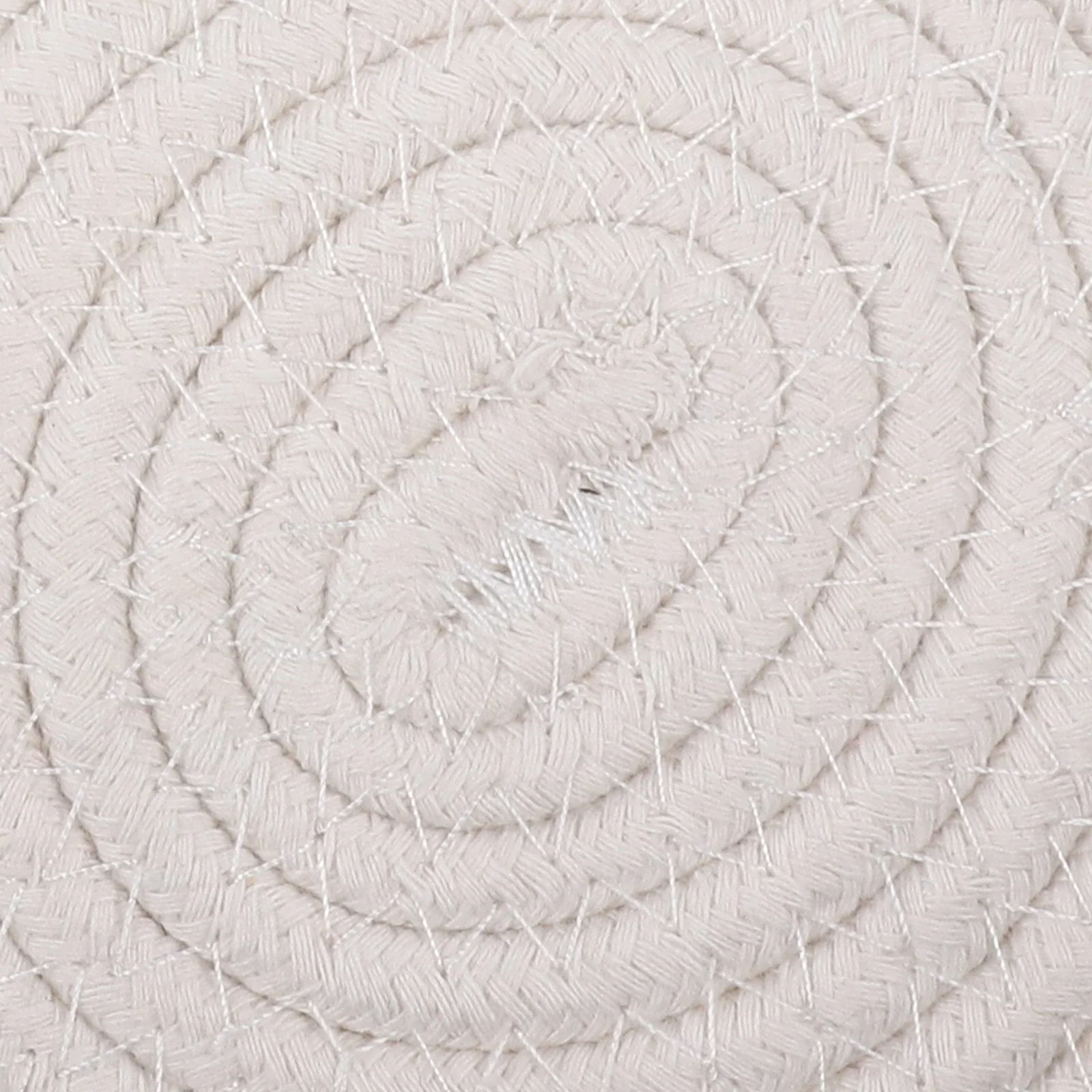 

4Pcs Braided Placemat Heat Resistant Table Mat Cotton Round Coaster Set for Cup Bowl Pot Protection Household Dining Accessory