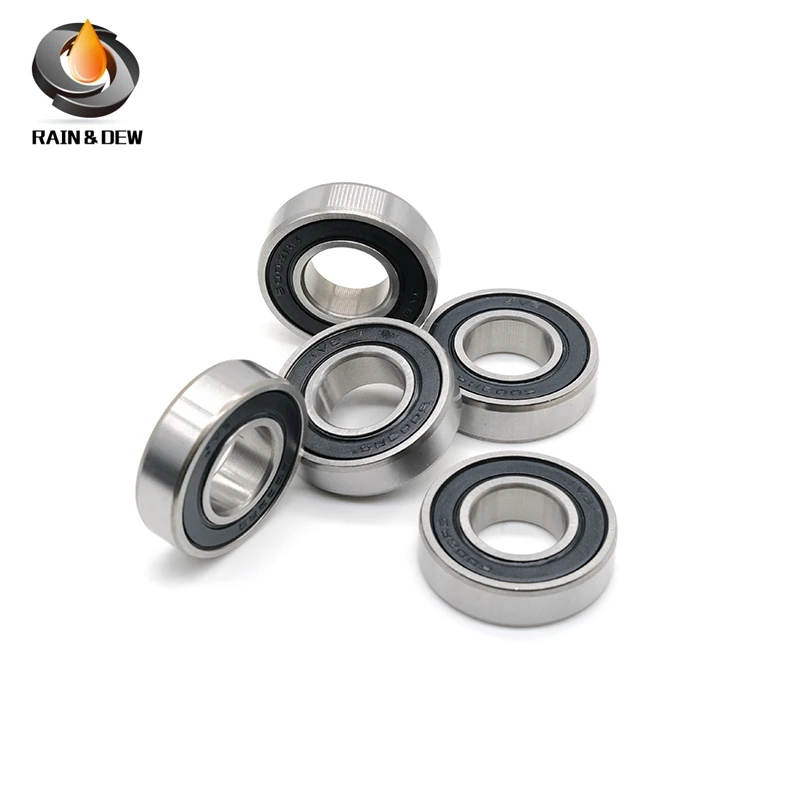 2PCS High Quality Deep Groove Ball Bearing 6002RS 15x32x9 mm ABEC-7 Bearing 6002-2RS 6002 2RS  6002