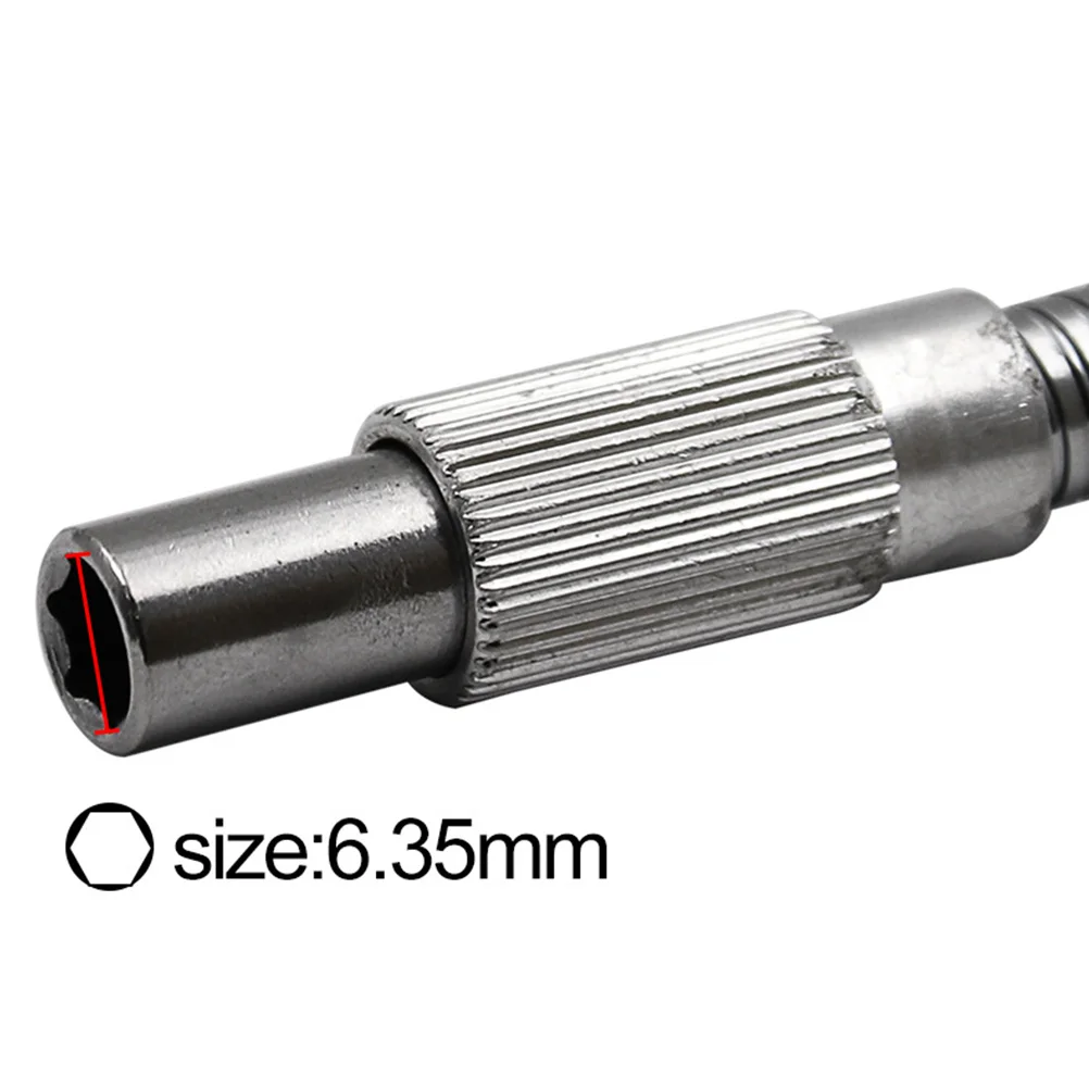 

2pcs 20Cm Metal Flexible Shaft For Drill Bit Extension Screwdriver Adapter Durable Tool Compatible With Electric Drill