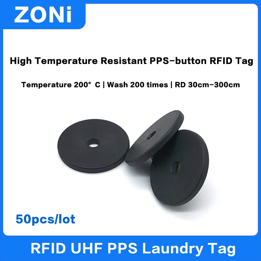 50Pcs Rfid Uhf Laun… - image