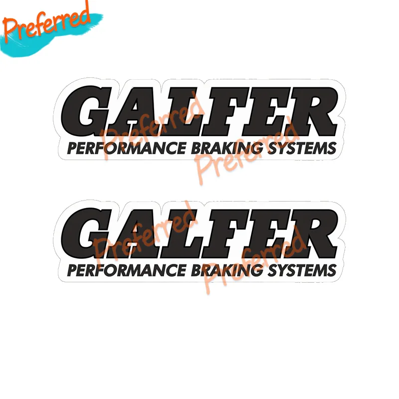 2x Sticker Vinilo Decal Vinyl Aufkleber Galfer Performance Breaking Systems BLNG - Customizable in Any Sticker Size