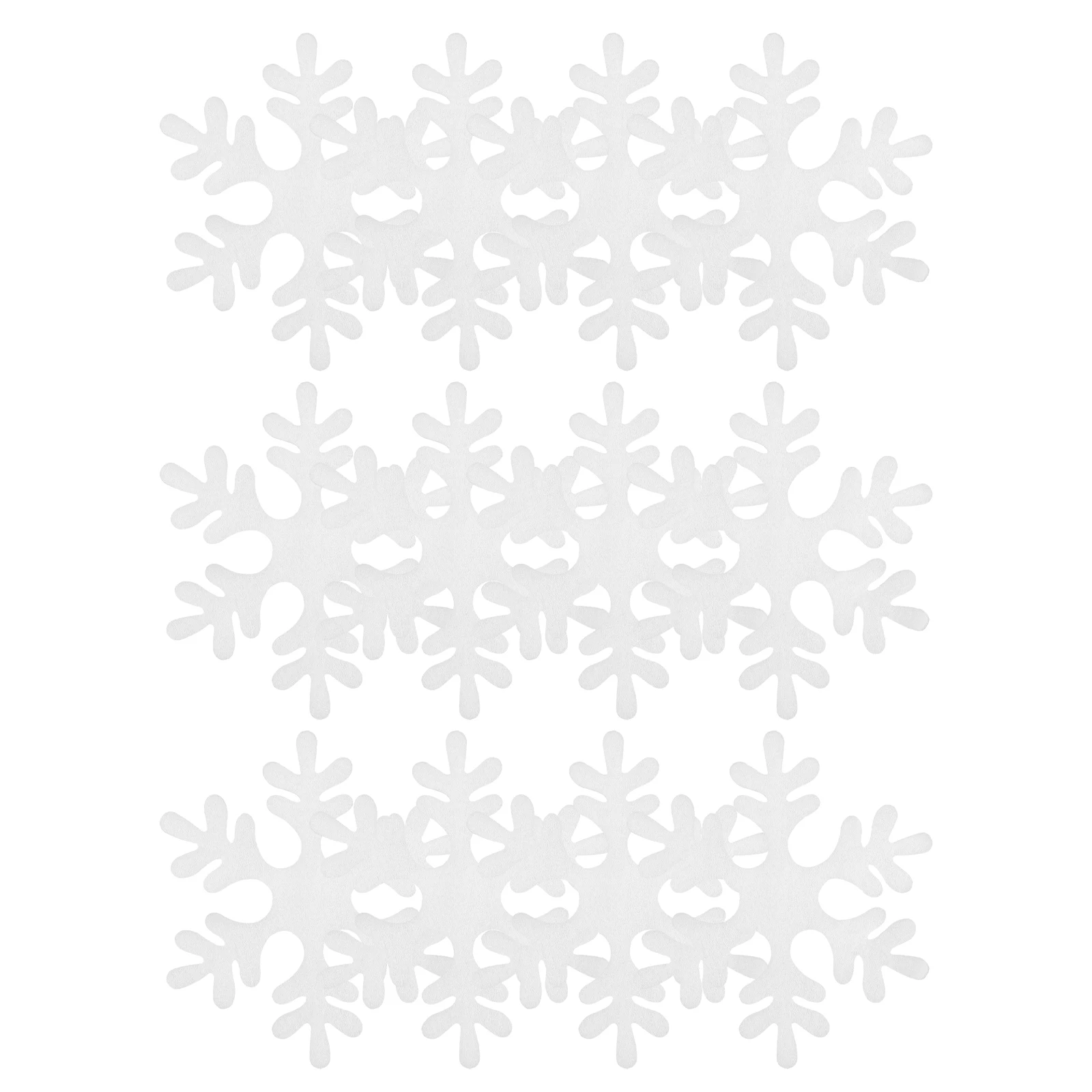 

12 Pcs Xmas Snowflake Christmas Decoration Ornaments Snowflakes Faux White Foam Tree Decorations