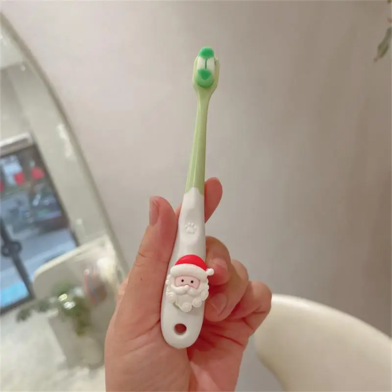 Soft And Comfortable Boy Toothbrush Christmas Gift Deep Cleaning Soft Bristle Toothbrush Christmas Style Holiday Gifts 10