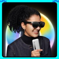 New Rokid Max 2 AR Smart Glasses VR 3D Game Viewing AR Glasses Movies VR AR 3d Glasses Virtual Reality 1080P Micro OLED Gift