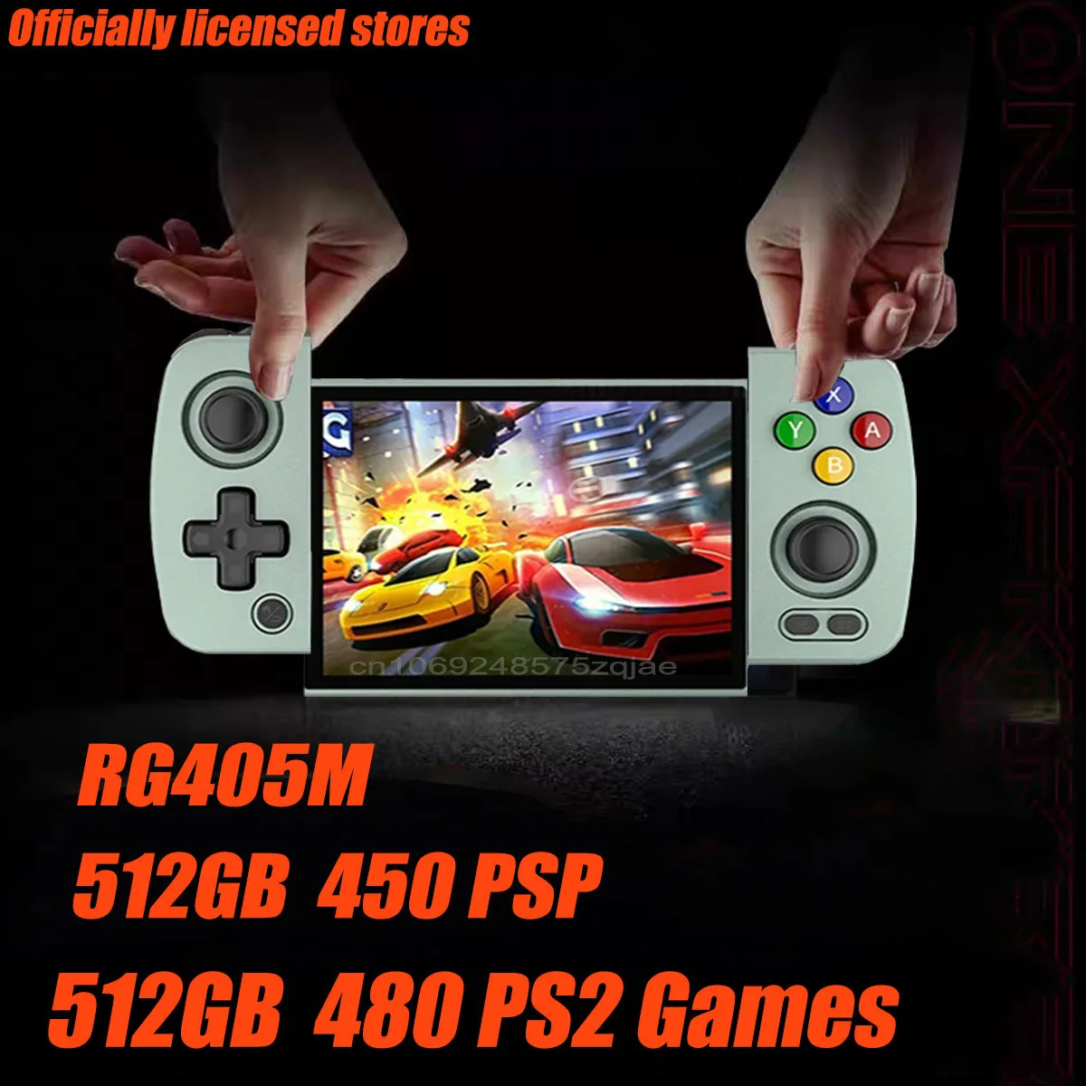 ANBERNIC RG405M Palm handheld game machine 4 inch IPS 4500mAh Android 12 touch screen T618 HD Alloy Portable 512G 450 PSP480PS2