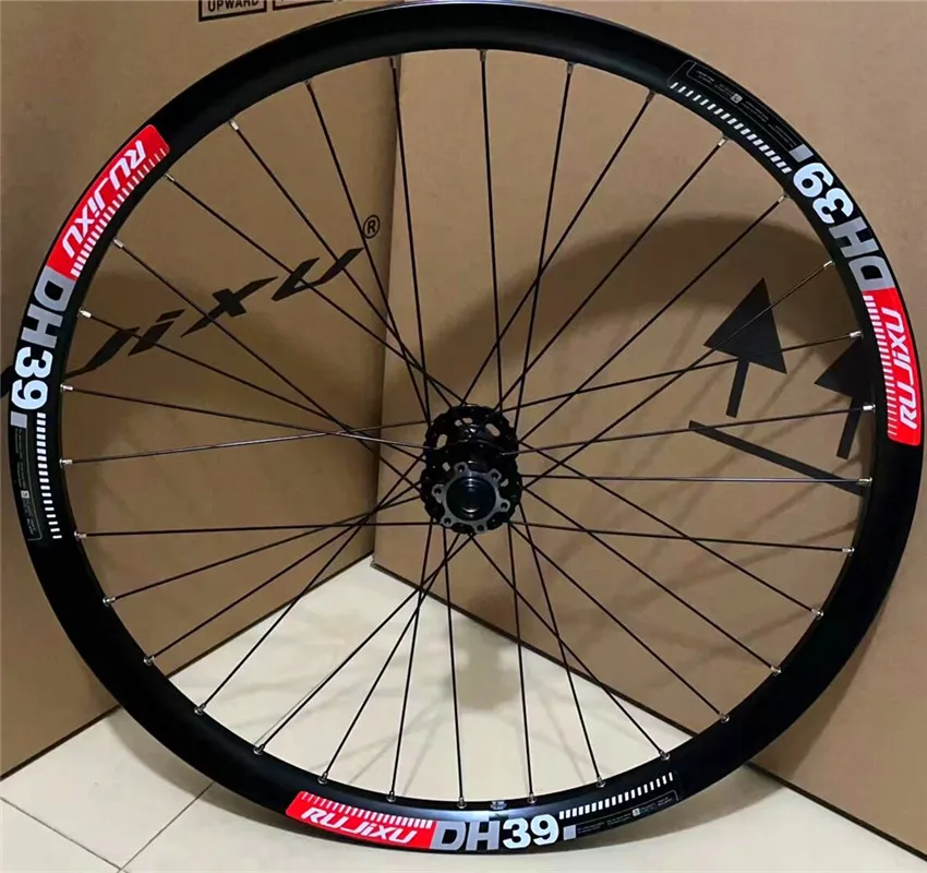 RUJIXU MTB Bike Wheelset 29 26 27.5 AM Enduro DH 39 mm Wide Rim 148 Boost Hub 142 Thru Axle135 QR 6 Pawls 3 teethBicycle Wheel