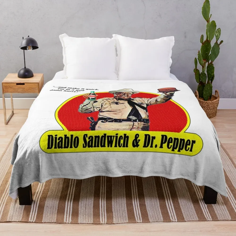 

Smokey And The Bandit T-ShirtDIABLO SANDWICH & DR. PEPPER Throw Blanket Versatile Cozy Throw Blanket for All Occasions