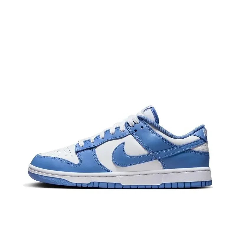 Nike Dunk Low Retro Pria Anti-Slip Shock-Absorbing Tahan Aus Nyaman Low-Top Sepatu Skateboard Sepatu DJ6188-003