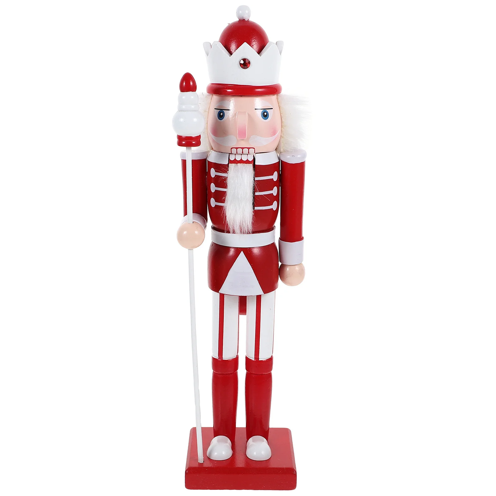 

Small Nutcracker Soldier Xmas Wooden Decoration Classic Christmas Home Tabletop Nutcracker Ornament Christmas Decorations
