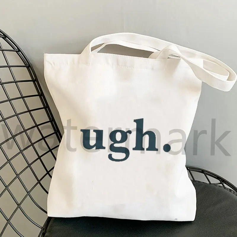 Kpop Tote Bag  Aesthetic Shopper Ugh Casual Bag Large Canvas Totes Kpop Canvas Bag Environmentally Friendly Shopping Bags