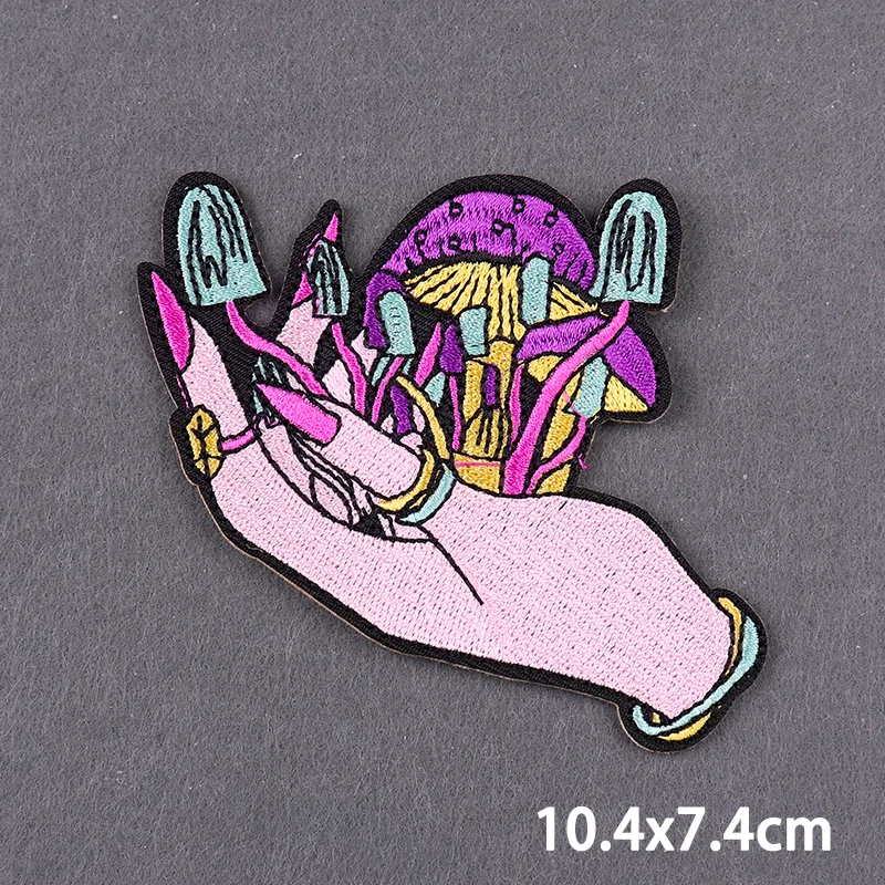 Don\'t Touch My Garbage Patch Opossum Iron On Patch Pop Culture Embroidery Patches For Clothes Funny Badges DIY Applique