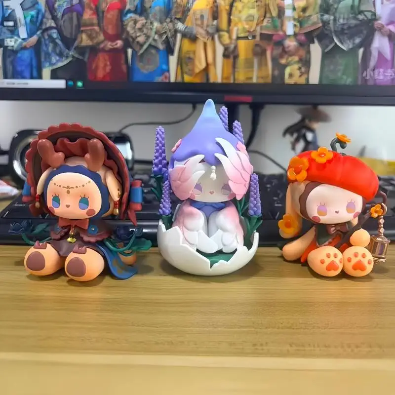 LUCKY EMMA Secret Forest Perfume Discovery Series صندوق أعمى غامض أنيمي الشكل سطح المكتب الديكور هدايا عيد الميلاد نموذج