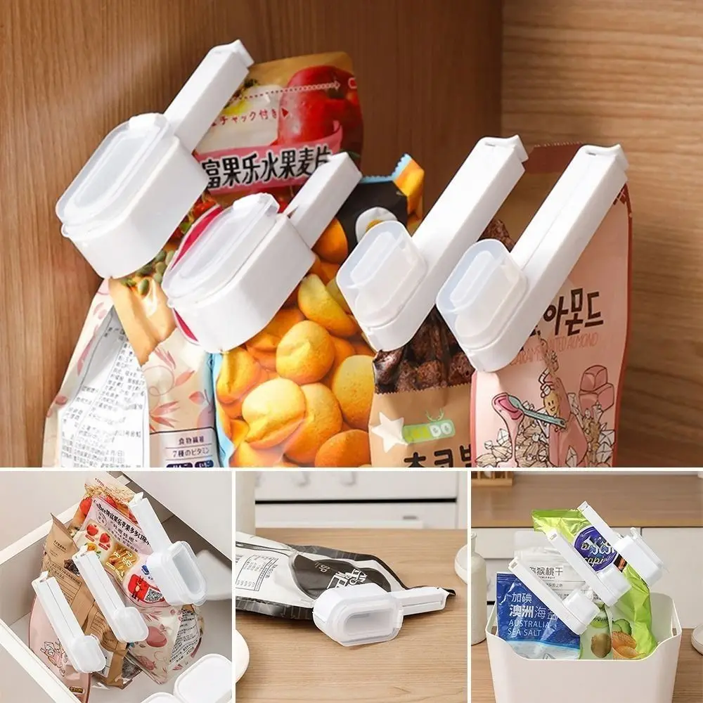 

Moisture-proof Snack Bag Sealing Clip Dustproof Pour Spouts Flour Bag Clips Fresh-keeping Storage Fresh Clamp