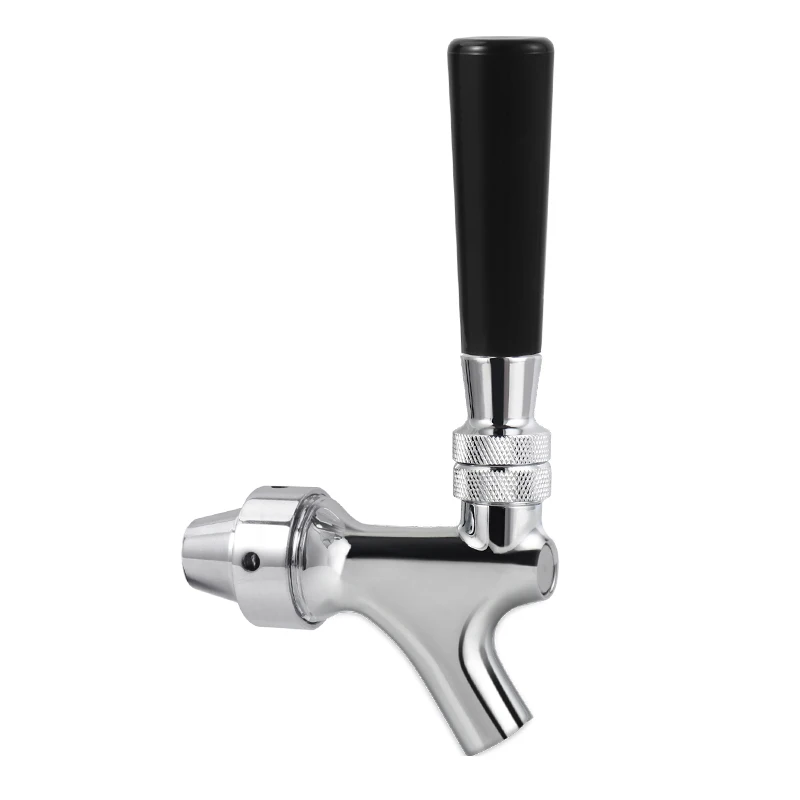 Self-Closing Draft Beer Tap,Faucet has a handle return spring,American Type Beer Tap Kegerator Keg Dispenser with Dust Cap