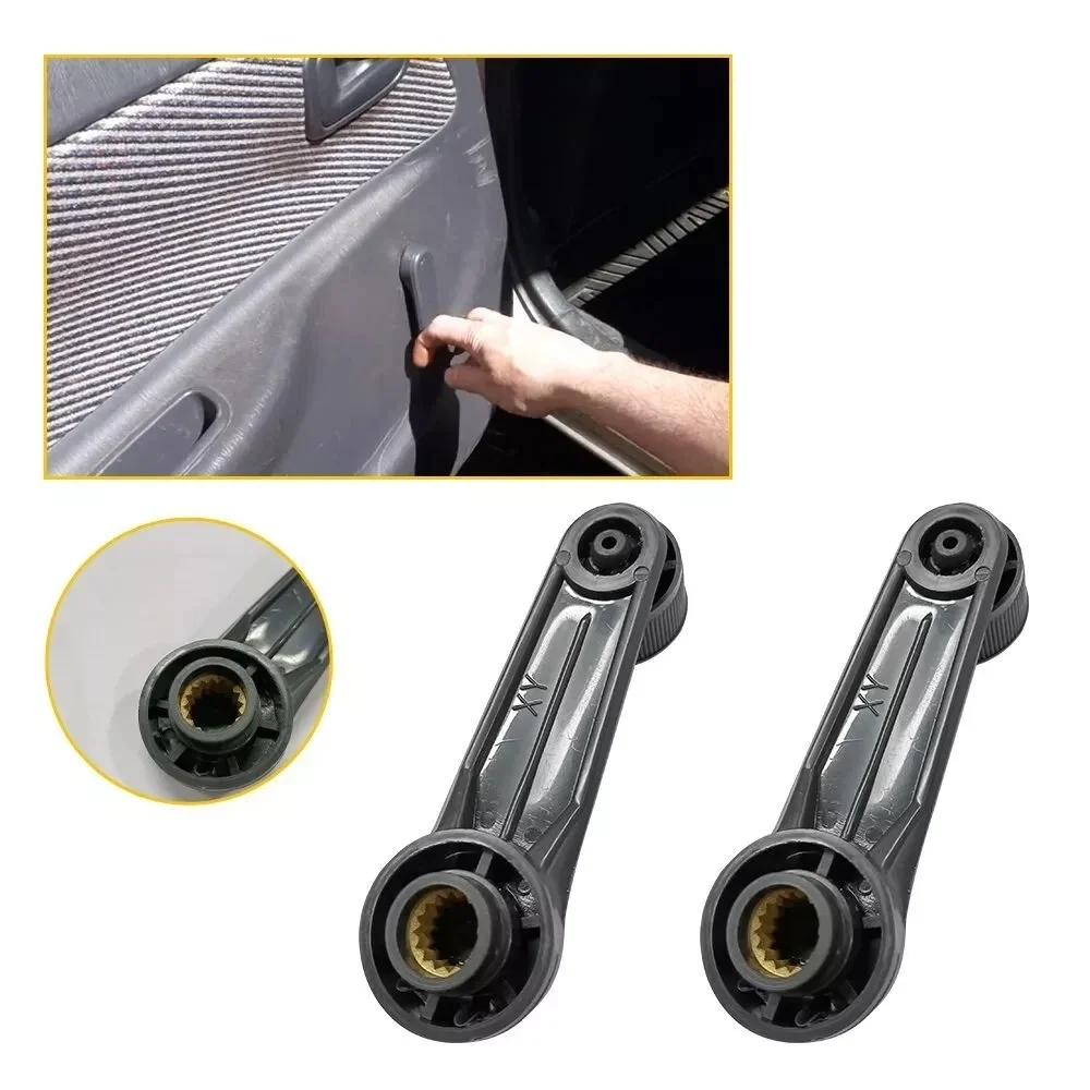 

Interior Window Crank Handle 2 pcs for Toyota For 4Runner 1984-2002 Land Cruiser 1991-1992 Corolla 1985-1997 MR2 1985-1989