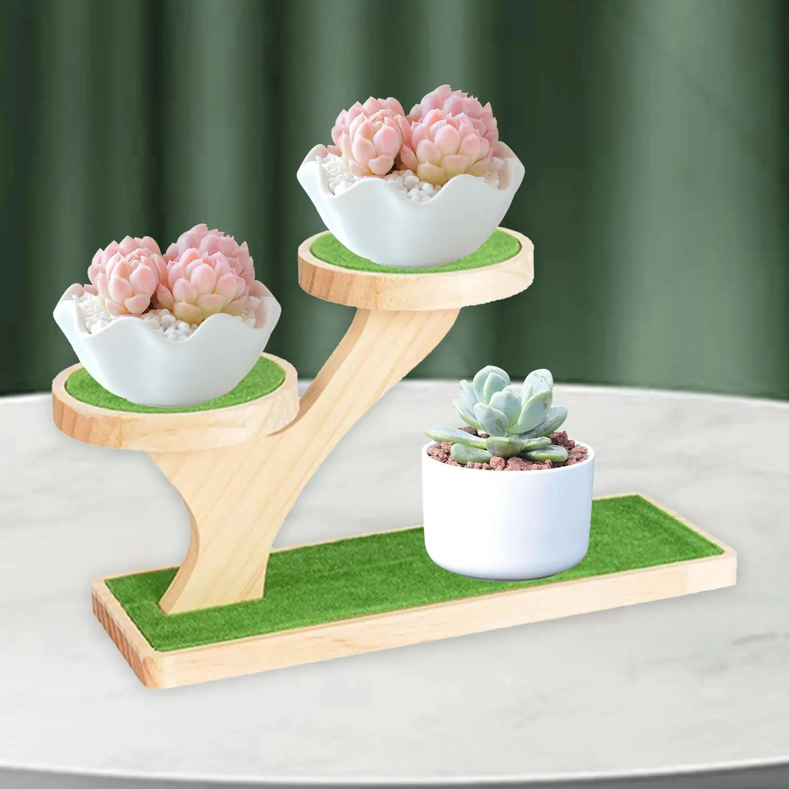 

Multi Layer Makeup Organizer Shelf Desktop Storage Shelf 2 Tier Jewelry Display Riser Stand Tabletop Display Stand for Anklet