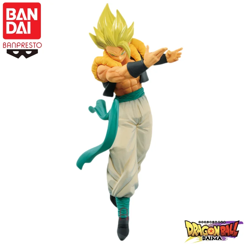 Em estoque bandai original banpresto dragon ball match makers gogeta figura de ação modelo boneca nova estatueta em caixa