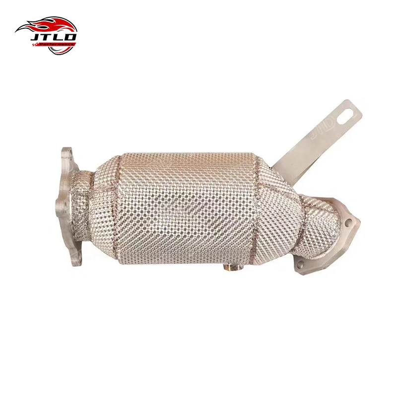 304 Stainless Steel Exhaust Pipe Racing Sport Performance Exhaust Downpipe Fit For Audi A6 A7 C8