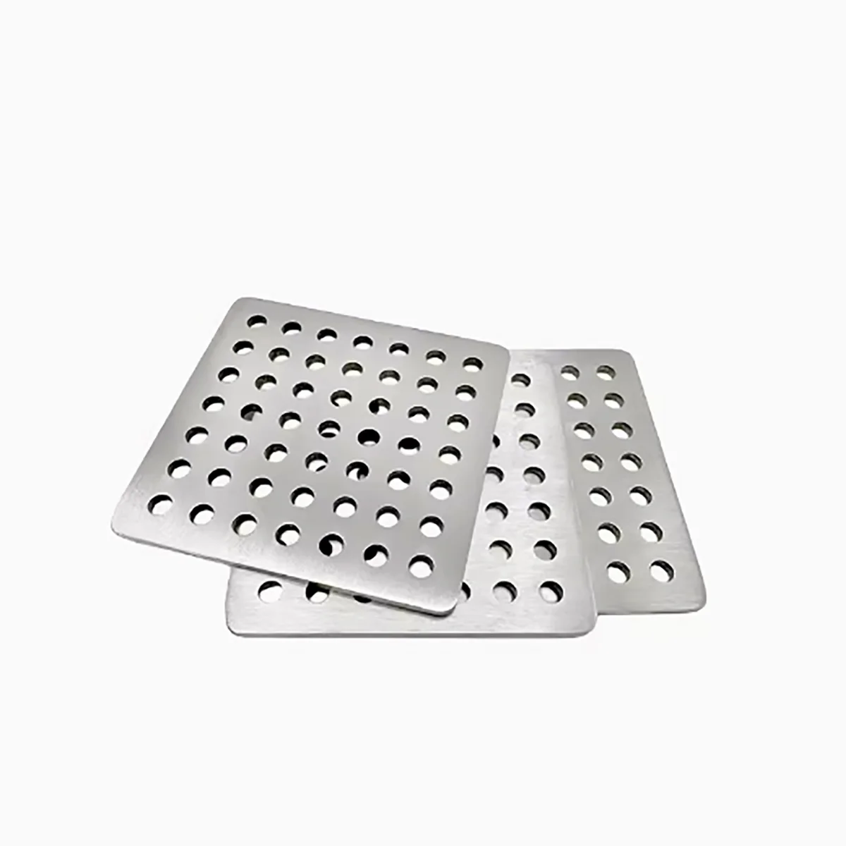 304 Stainless Steel  Punched Square Plate Filter Water Screen plate Floor Drain Cover Plate Water Grate Filter Plates