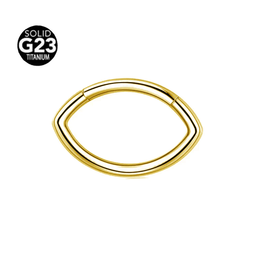 G23 Titanium Moon Septum Nose Ring