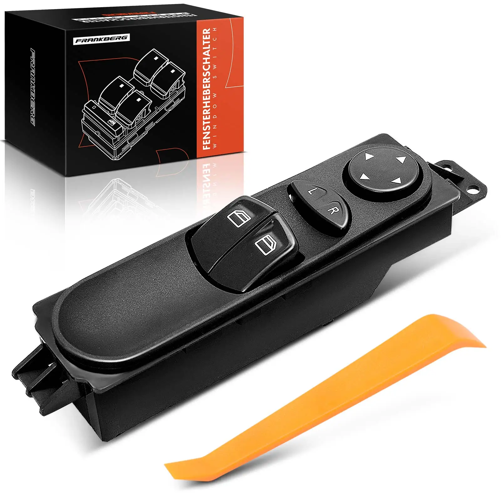 Frankberg 1x Driverschakelaar Raammechanisme voor Mercedes-Benz Viano Vito W639 6395450913 A6395450913