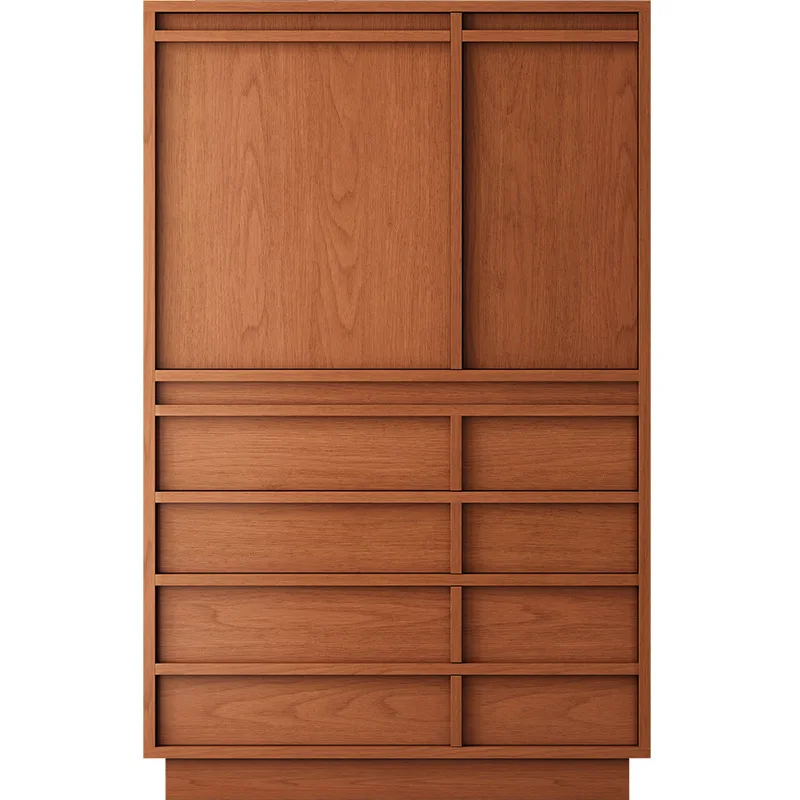 

Medieval style high storage against the wall living room furniture solid wood storage cabinet