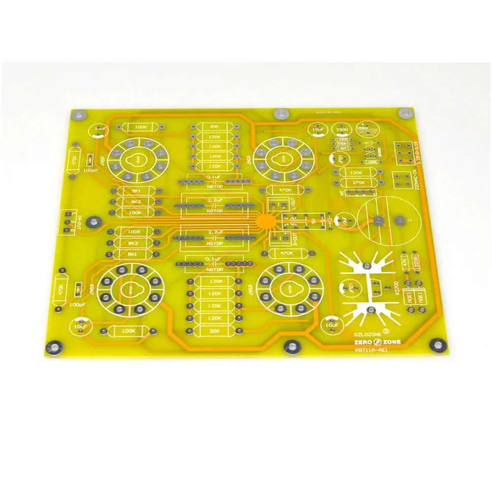 PRT-11A 6N8P(6SN7) مضخم أنبوبي قاعدة PCB عارية على Gary CARY-AE1 #5