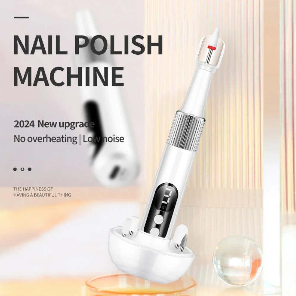 Professional Nail Drill Machine Cordless Pedicure Kit Electric File Set Nail Drill Hand Foot Care Grind Trim Polish Salon  Tool