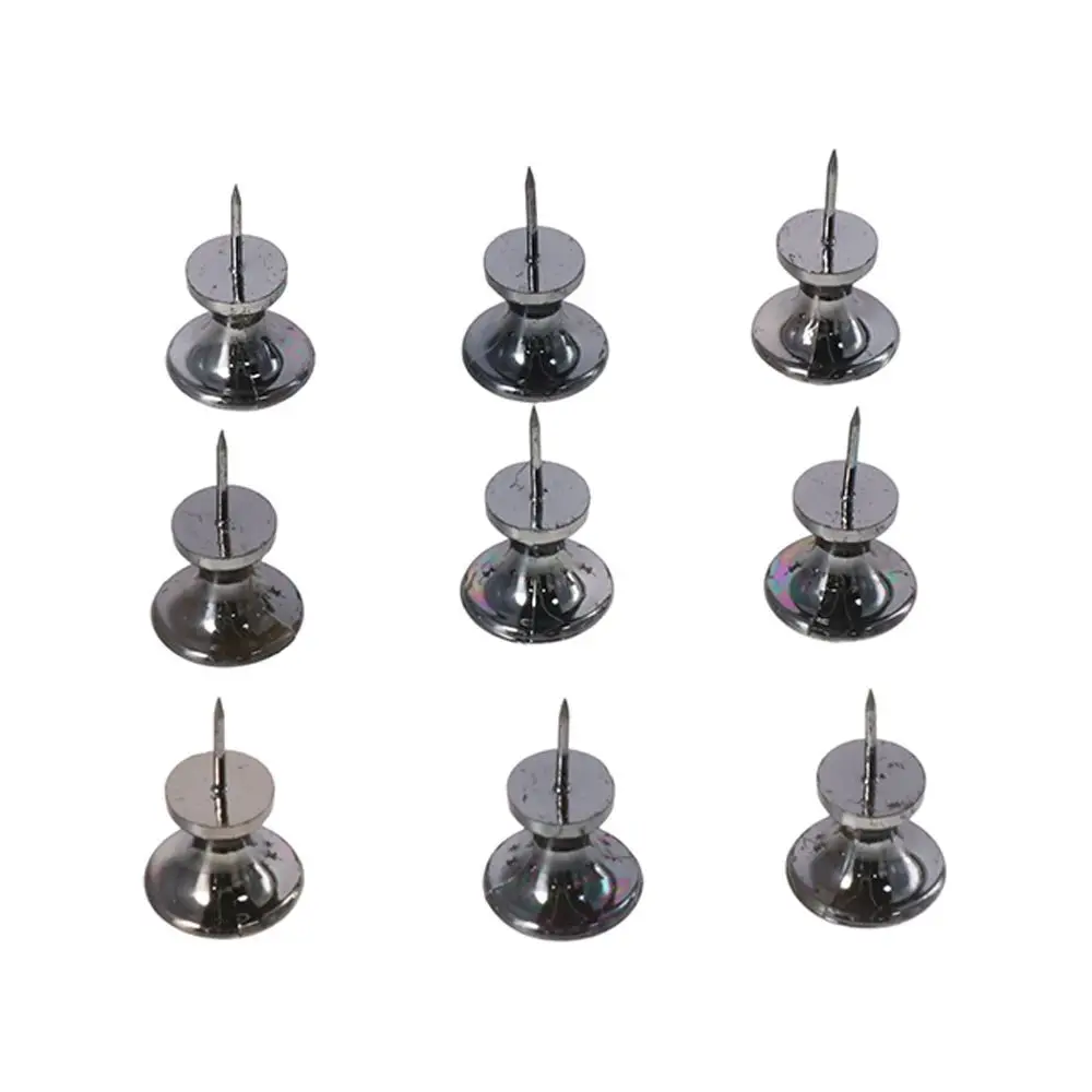 30PCS Versatile Use Metal Giant Push Pins Black Large Big Thumb Tacks